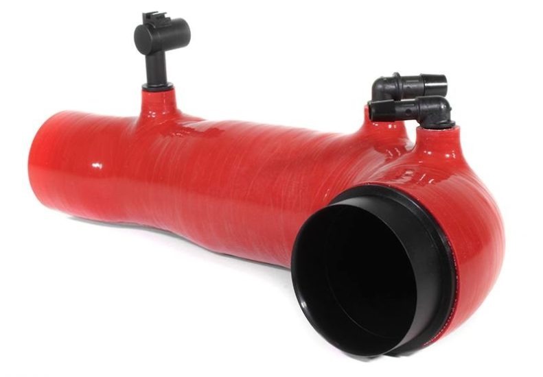 PERRIN 2.4in Turbo Inlet Hose (Red) - 2002-2014 Subaru WRX / 2004-2021 STI / 2004-2013 Forester XT / 2005-2009 Legacy GT / Outback XT