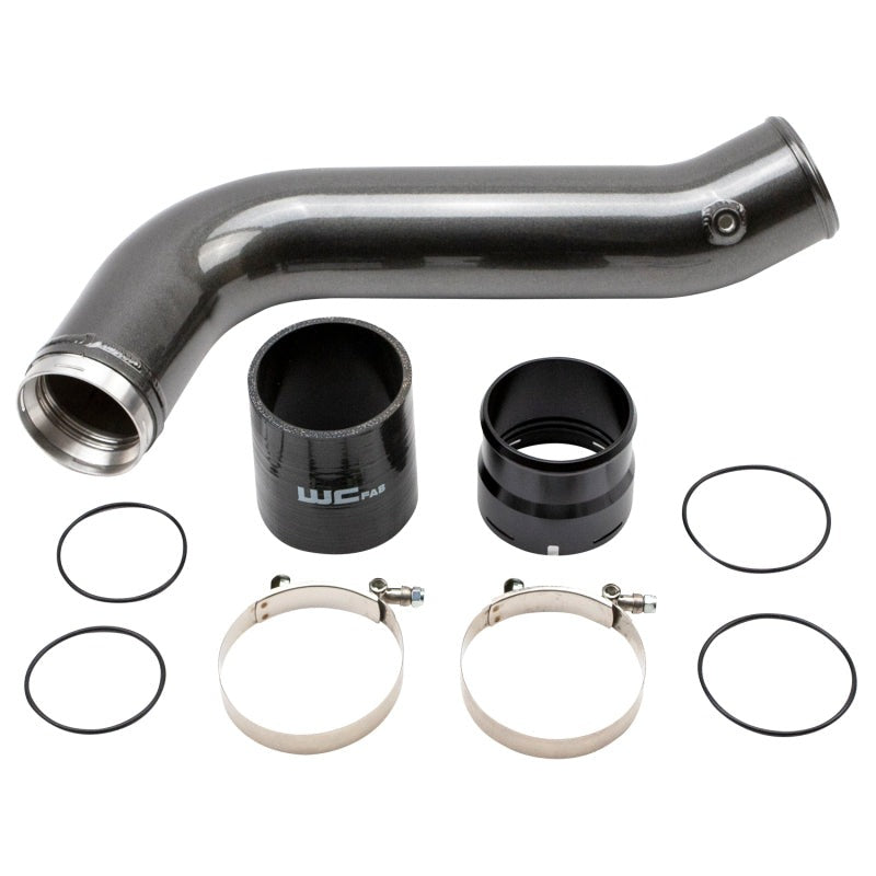 Wehrli 20-26 GM Duramax L5P Passenger Side 3.5in Intercooler Pipe - Sparkle Bomber Orange