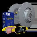 EBC S13K Yellowstuff Pad and Plain Rotor Rear Kit - 2008-2014 Subaru WRX