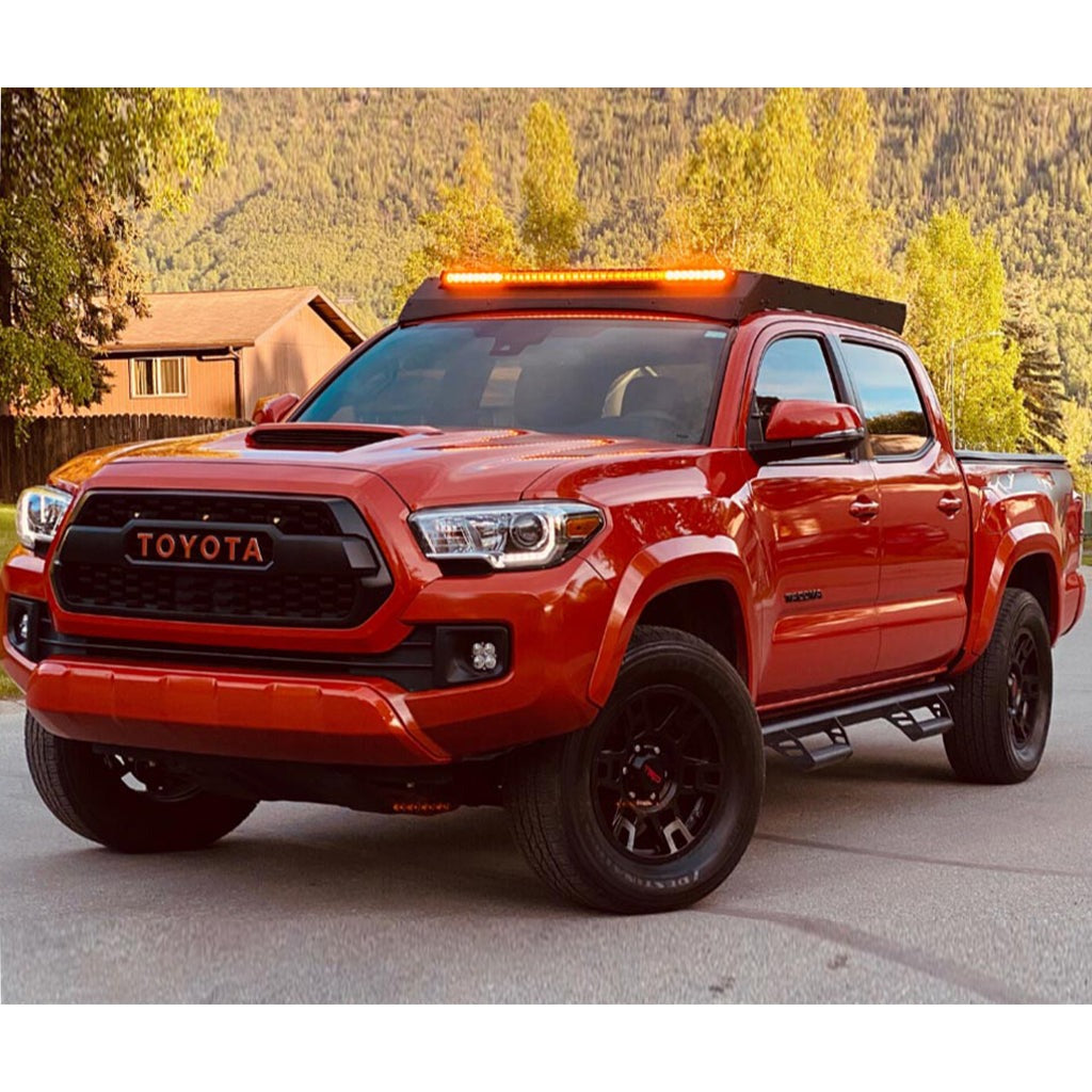 05-23 Toyota Tacoma Cali Raised LED Economy Roof Rack