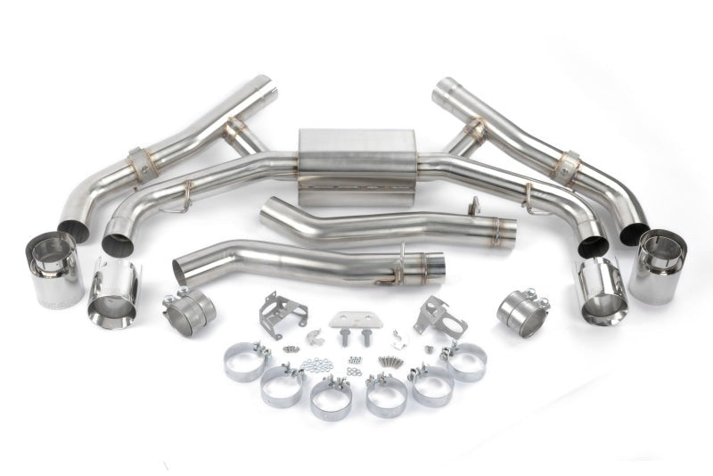 Dinan 20-26 BMW X5 M/X6 M (F95/F96) Valved Axleback Exhaust System - Polished Tips