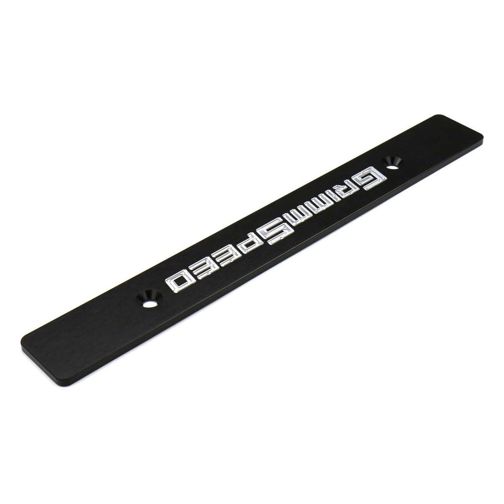 GrimmSpeed License Plate Delete Black/Silver - 1998-2013 Subaru Forester