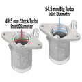 OVERTAKE Aluminum BIG TURBO Inlet - Subaru 2022-2026 WRX