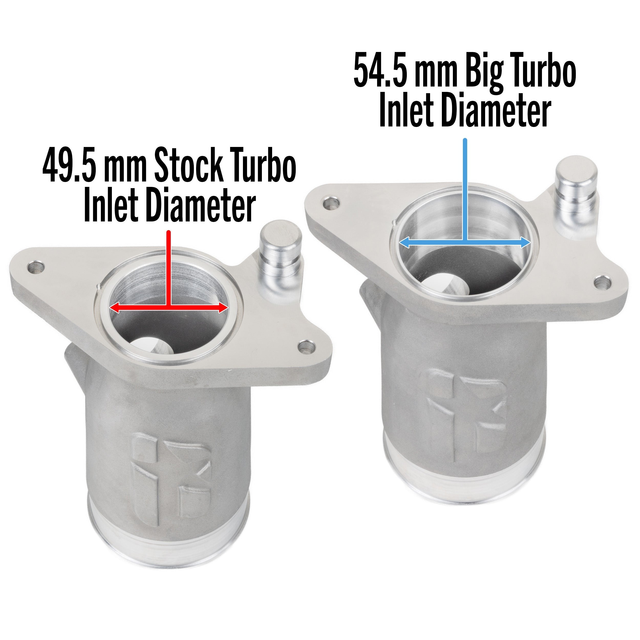 OVERTAKE Aluminum BIG TURBO Inlet - Subaru 2022-2026 WRX