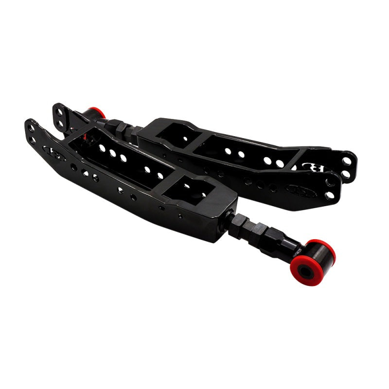 BLOX Racing Rear Lower Control Arms - Black - 2008-2023 Subaru WRX / STI / 2013-2020 Subaru BRZ / 2013-2016 Scion FR-S / 2017-2021 Toyota 86