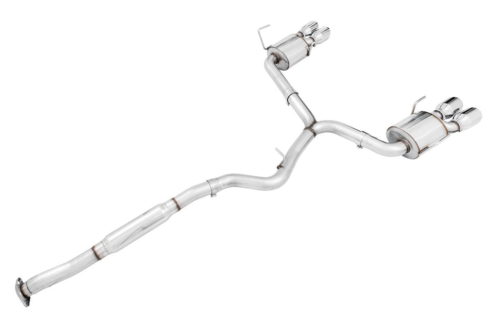 AWE Touring Edition Cat-Back Exhaust (Chrome Silver Quad Tips) - 2015-2021 Subaru WRX / STI