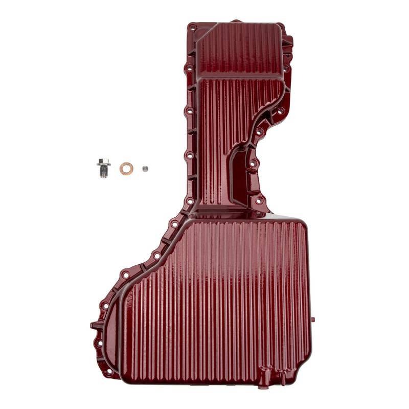 Wehrli 20-26 GM Duramax WCFab X PPE High Capacity Aluminum Oil Pan - WCFab Red