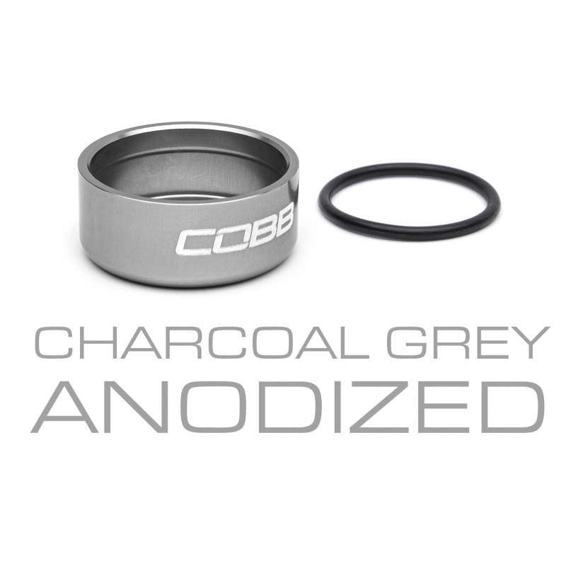 Cobb Knob Trim Ring - Charcoal Grey Anodized - 2002-2026 Subaru WRX / 2004-2021 STI / 2004-2008 Forester XT / 2005-2012 Legacy GT / 2005-2005 Outback XT