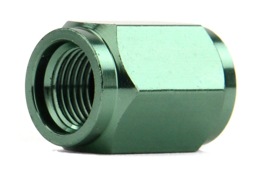 Project Kics Leggdura Racing Green Valve Cap - Universal