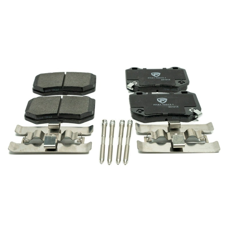FactionFab V2 Rear Brake Pads - 2018-21 Subaru STI / 2024+ WRX TS & TR