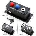 Rugged Radios Jack Box Headset Stations for RRP800 Fire & Safety Intercoms w/ Dual PTT