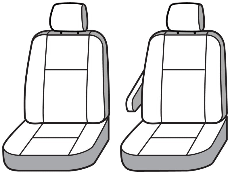 Covercraft 18-22 Dodge Ram ProMaster Endura Waterproof SeatSaver Front Row Seat Covers-Taupe