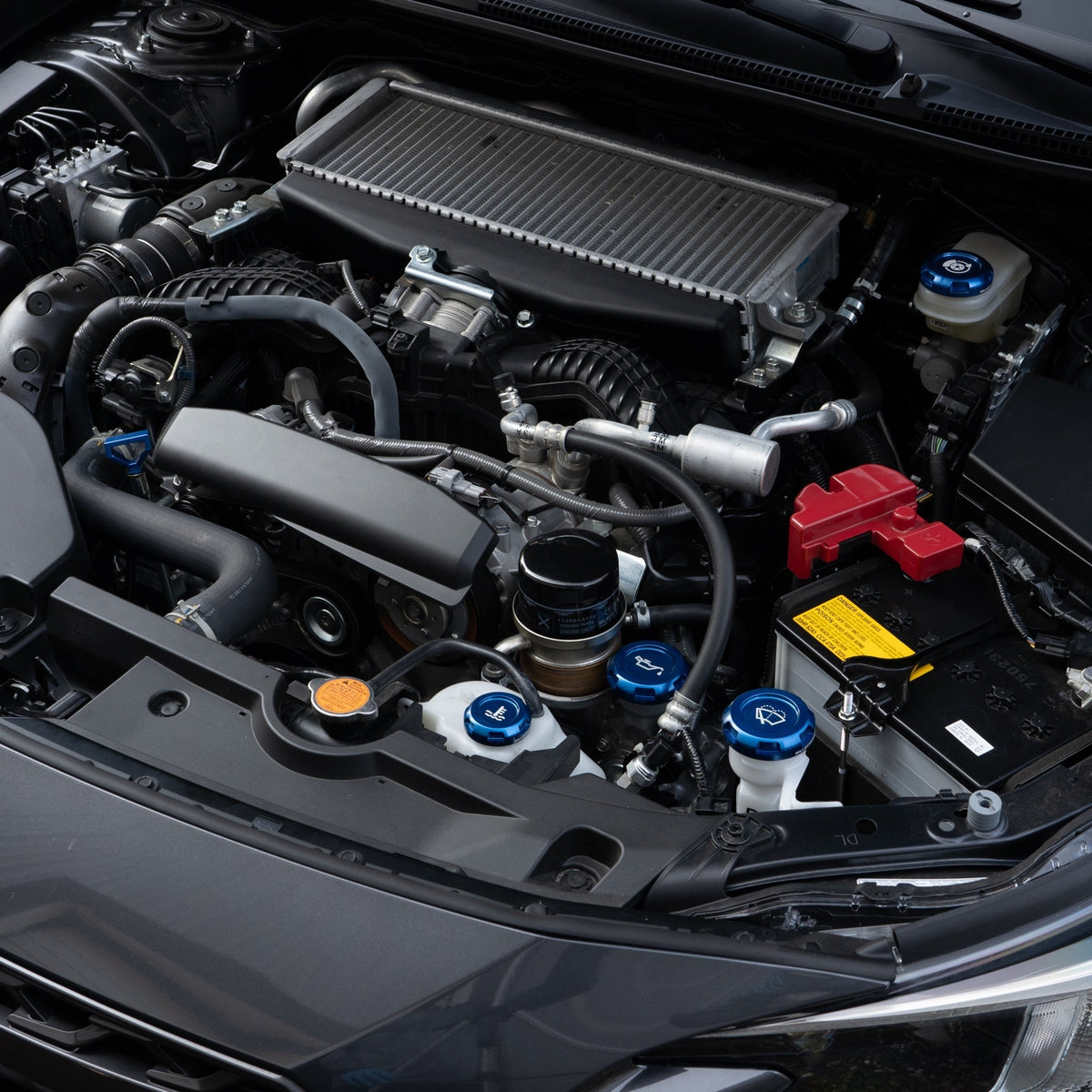 Billetworkz Engine Bay Caps - Subaru Crosstrek 2013+