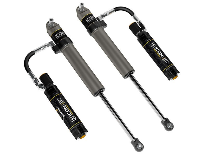 ICON 2.5 Front 2.5 V.S. Remote Reservoir CDEV Shock Pair for 2020-2023 Jeep Gladiator JT/18-23 Jeep Wrangler JL - 27821EP