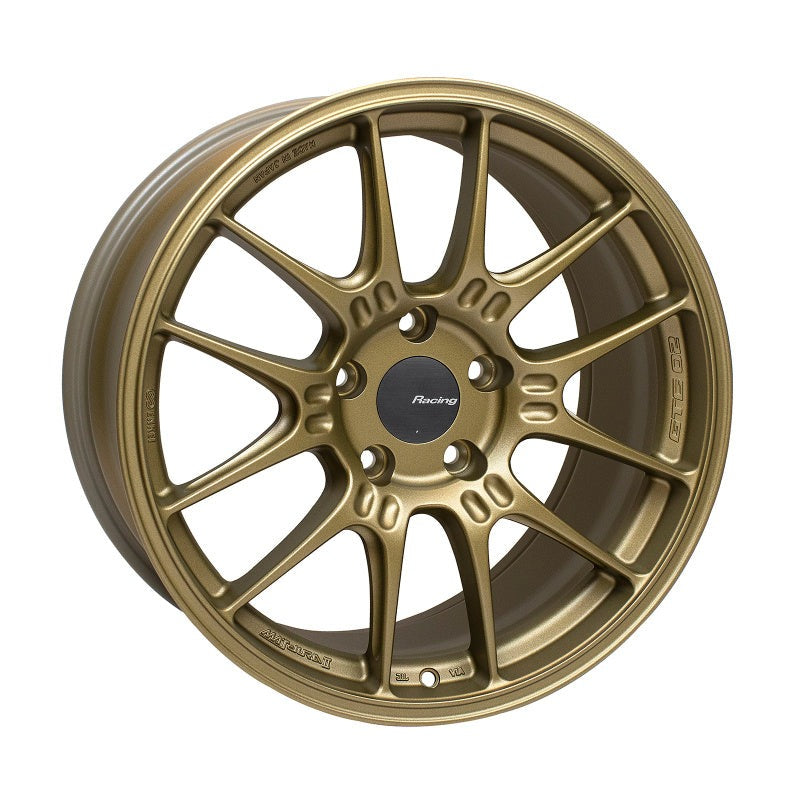 Enkei GTC02 18x9.5 5x120 45mm Offset 72.5mm Bore - Titanium Gold (Single Wheel)