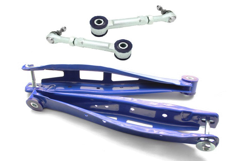 SuperPro Rear Lower Adjustable Toe & Lower Control Arm Set - 2013-2021 Scion FR-S / Subaru BRZ / Toyota 86
