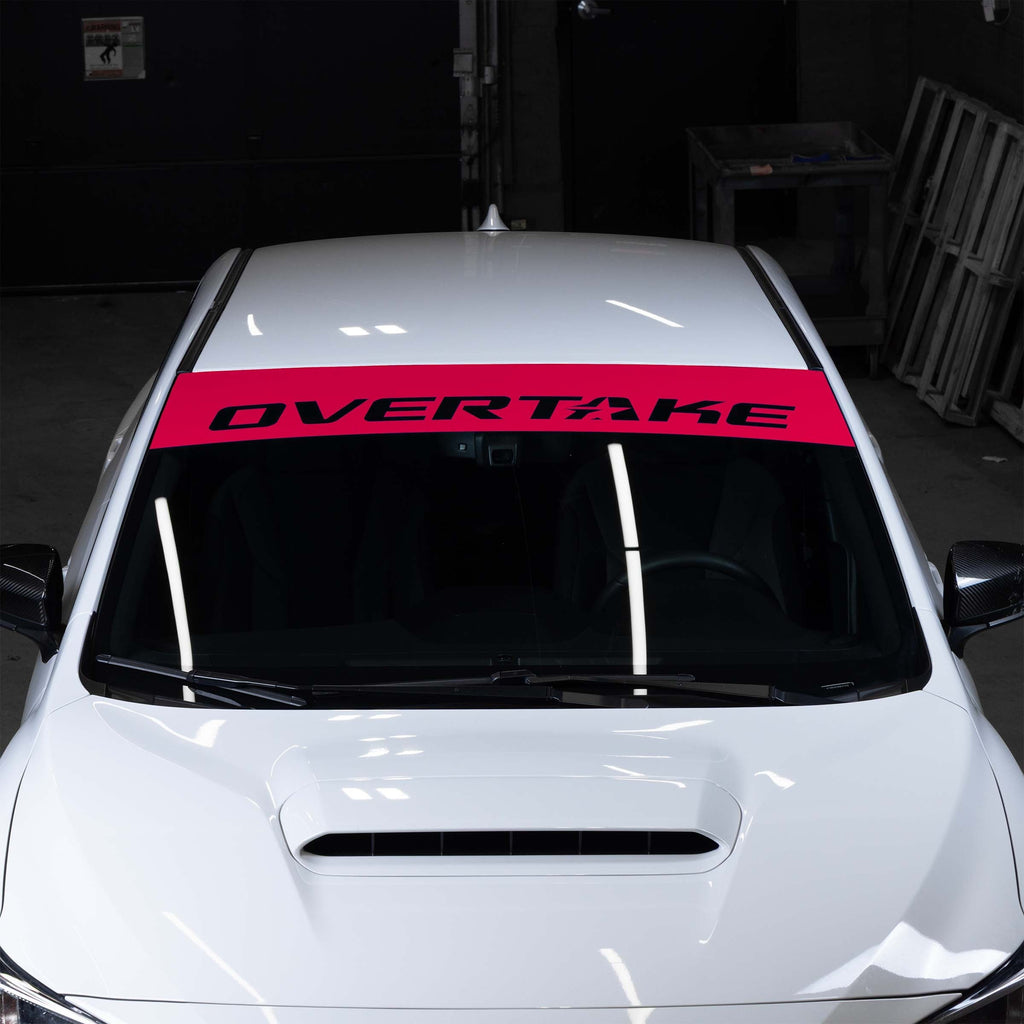OVERTAKE Windshield Banner - Ships FREE!