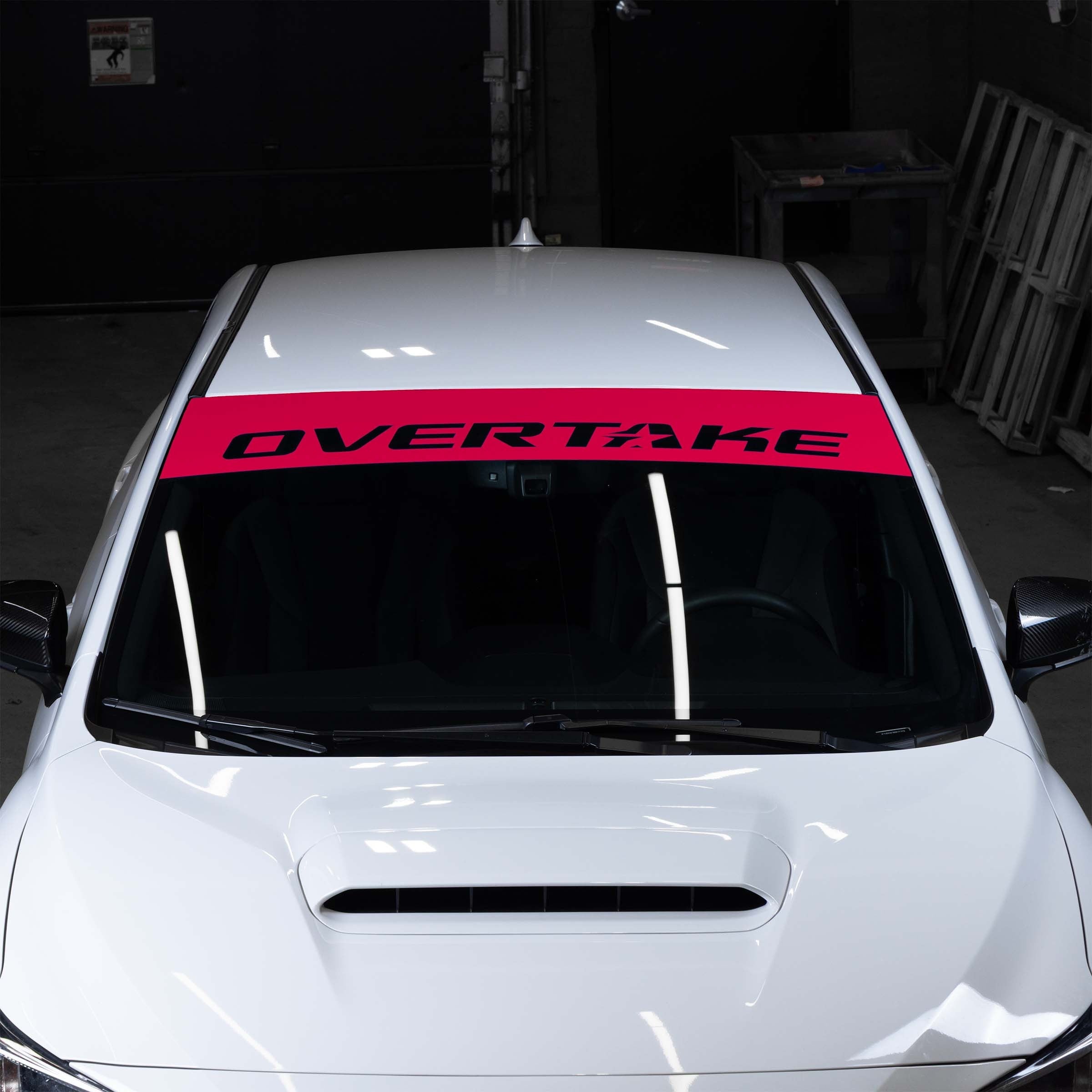 OVERTAKE Windshield Banner - Ships FREE!