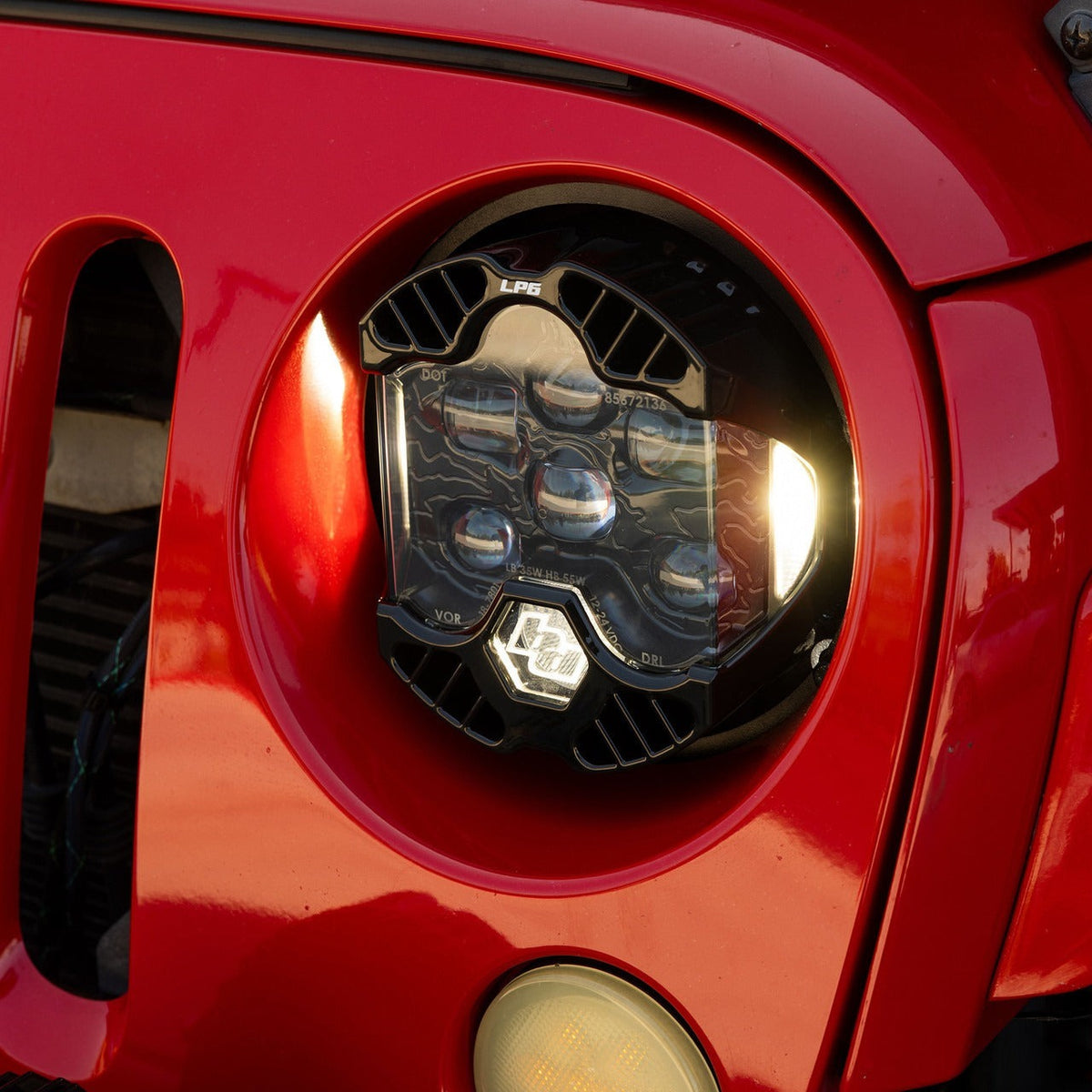 Baja Designs DOT LP6 LED Headlight Kit - Jeep 2007-2018 Wrangler JK