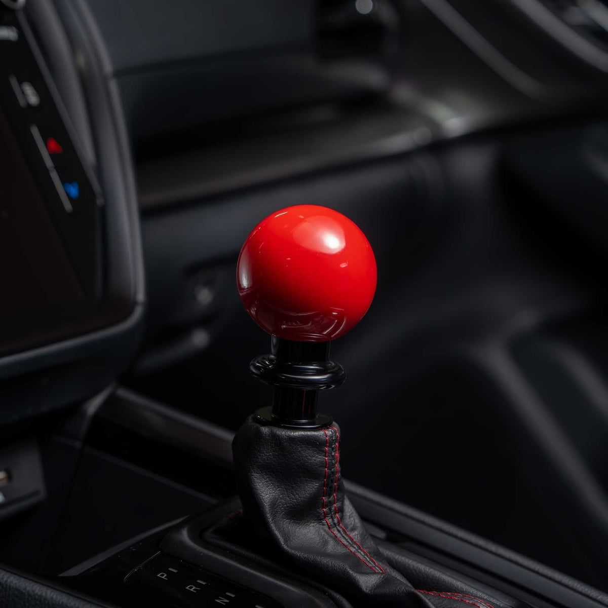 Billetworkz Automatic Shifter - Gloss Red - Fits Subaru CVT: WRX (15–21), Crosstrek (13–23), Forester (14–18), Impreza (12–23), Legacy/Outback (10–14)