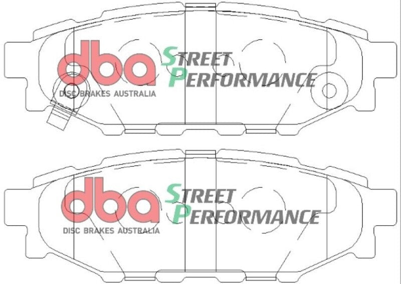 DBA SP500 Rear Brake Pads - 2008 Subaru WRX