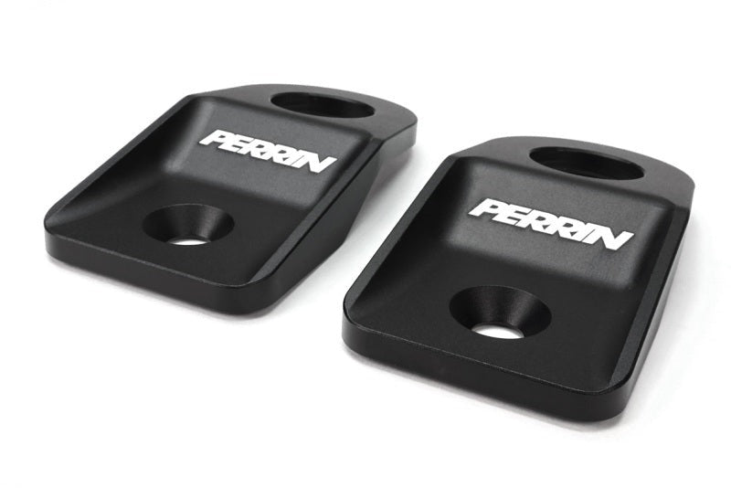 PERRIN 2008-2014 Subaru WRX/STI / 2008-2011 Impreza / 2008-2010 Outback Upper Radiator Bracket Set - Black