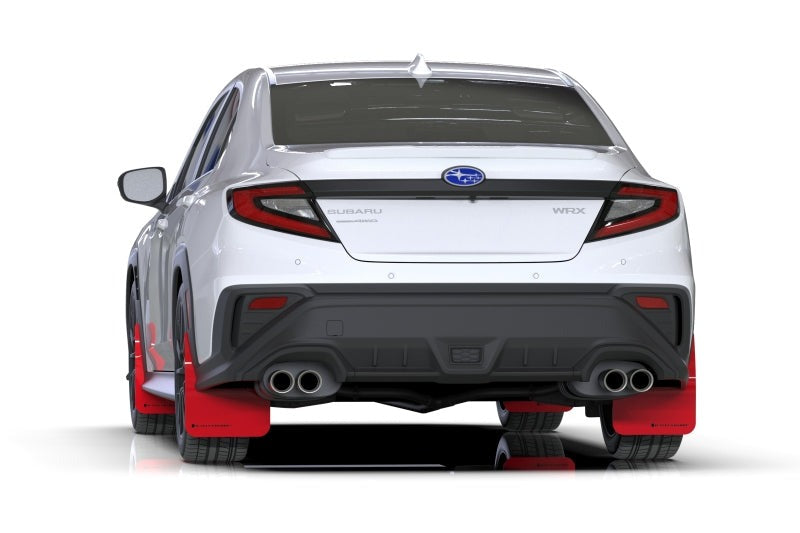 Rally Armor Red UR Mud Flap w/Black Logo - 2022-2026 Subaru WRX