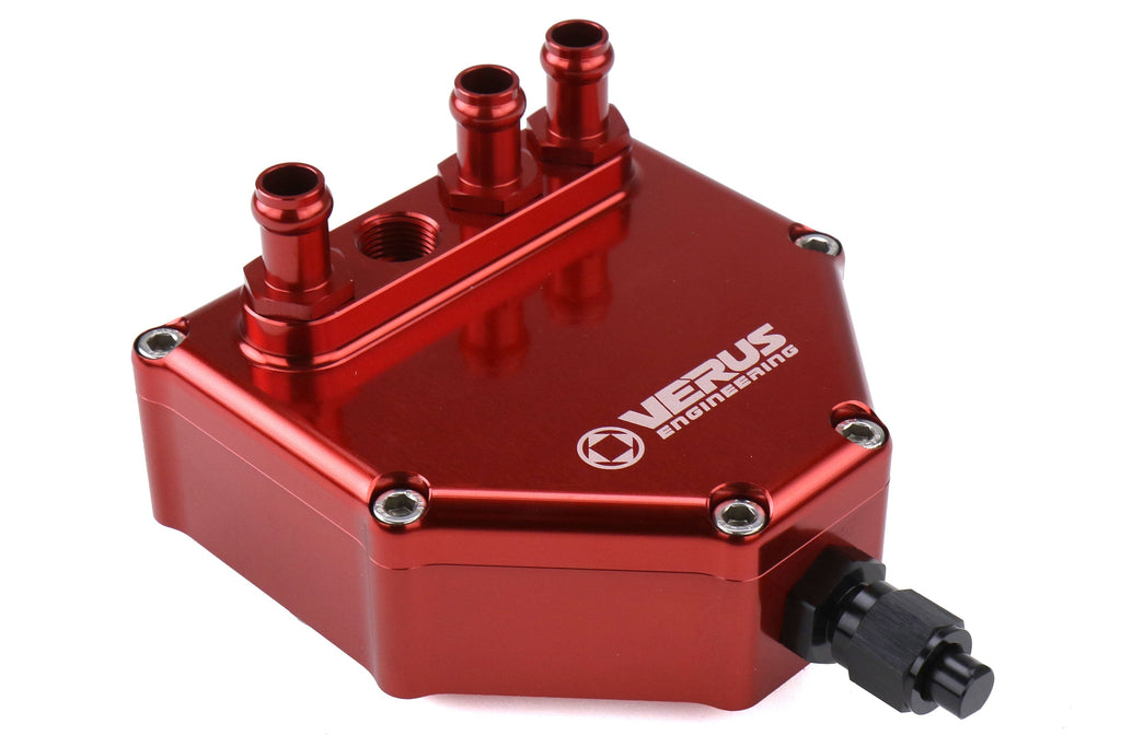 Verus Engineering Dual Air Oil Seperator Anodized Red - 2013-2021 Scion FR-S / Subaru BRZ / Toyota 86