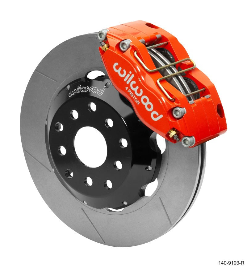 Wilwood Dynapro Radial Front Big Brake Kit - 12.00in Red - 2002-2014 Subaru WRX