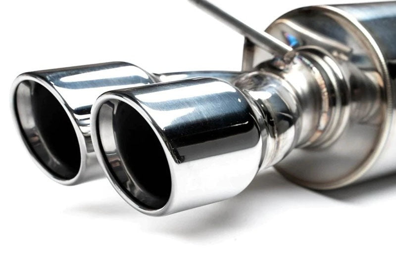 ETS Cat-Back Exhaust System w/ Muffler Non-Resonated Polished Tips - 2022-2024 Subaru WRX