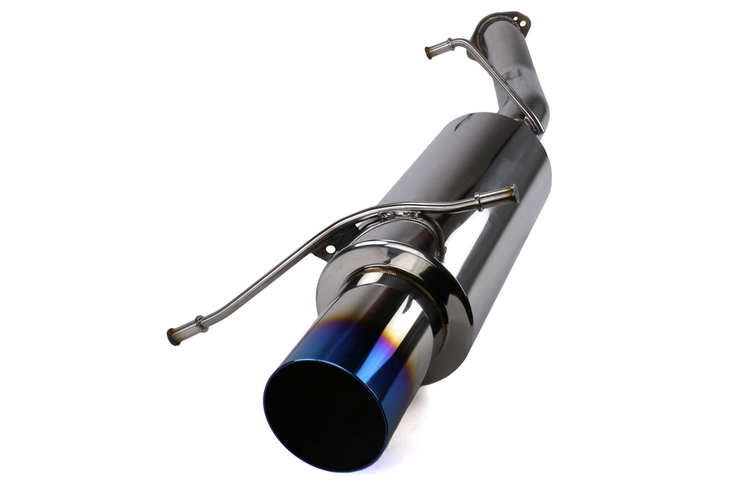 TurboXS Axleback Muffler 4.5in Blued Tip - 2002-2007 Subaru WRX / 2004-2007 STI