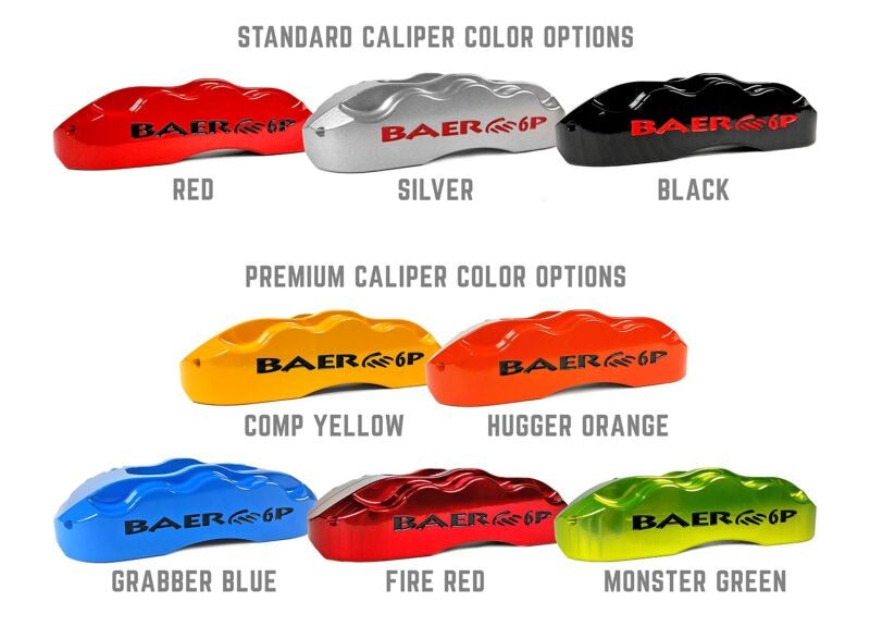 Baer Brakes 71-76 Chevrolet Caprice 13in SS4+ Rear SDZ Brake Kit - Fire Red