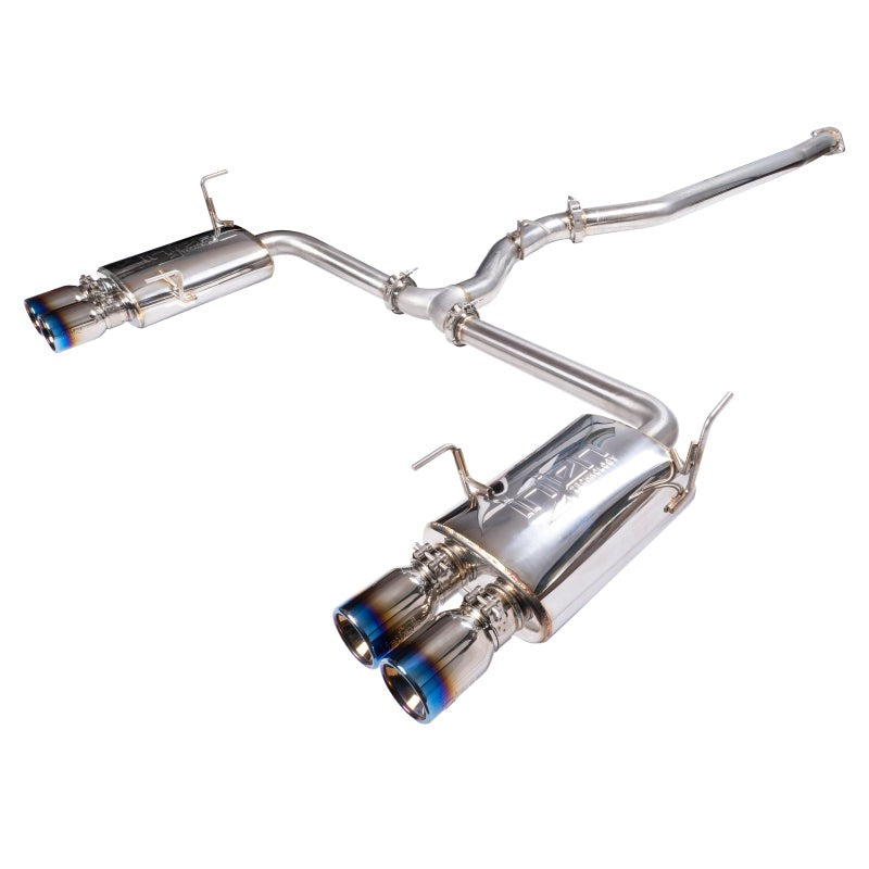 Injen Cat Back Exhaust w/ Quad Titanium Tips - 2015-2021 Subaru STI