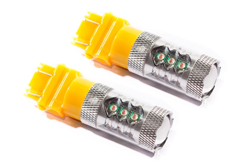 Diode Dynamics XP80 LED Bulb 3157 - Amber (Pair) - Universal