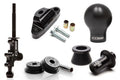 Cobb Stg 2+ Drivetrain Pkg - Black Knob / Black Lockout - 2004-2021 Subaru STI 6MT