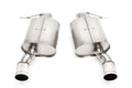 Dinan 07-11 BMW 335i/335xi (E90) Free Flow Axleback Exhaust System - Polished Tips