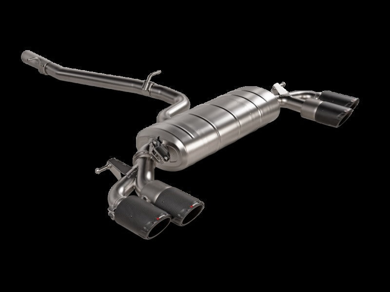 Akrapovic Evolution Line Cat Back Titanium with Carbon Tips for 2021+ Audi S3 Sportback (8Y) - S-AU/TI/17H