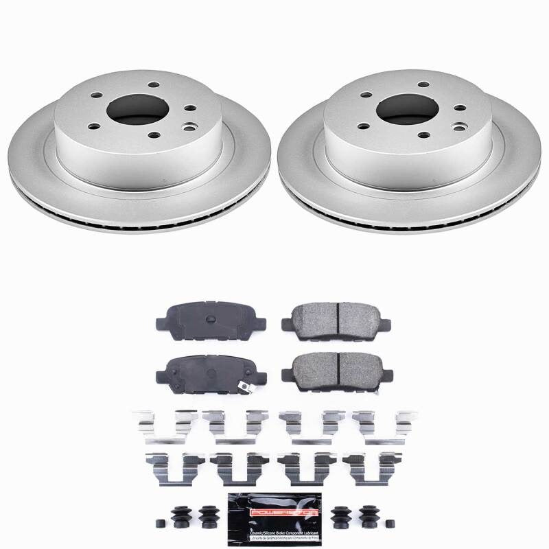 Power Stop 03-05 Infiniti G35 Rear Z23 Coated Brake Kit