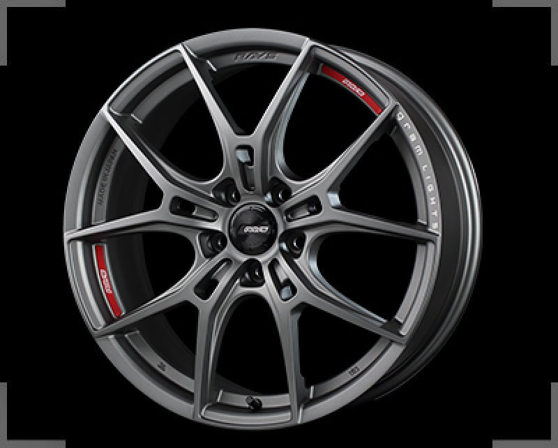 Gram Lights 57FXZ 18x9.5 +38 5x114.3 - Matte Graphite w/ Machining Rim Edge DC (Single Wheel)