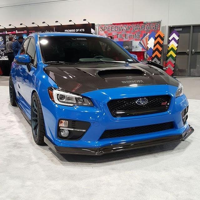Seibon Carbon Fiber CW Style Hood - 2015-2021 Subaru WRX & STI