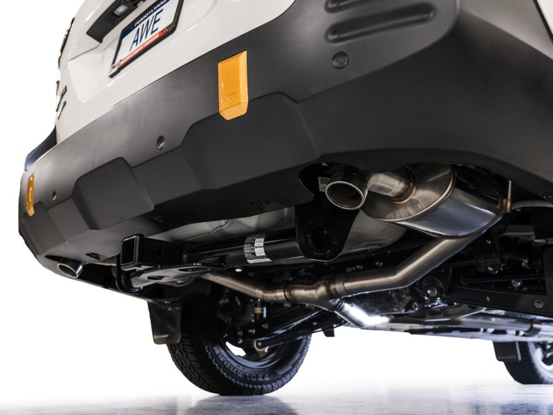 AWE 0FG Cat-Back Exhaust w/Dual BashGuards - 2020-2025 Subaru Outback Wilderness / XT