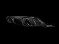 Akrapovic Rear Carbon Fiber Diffuser Matte for 2022+ Porsche 718 Cayman GT4 RS - DI-PO/CA/10/M