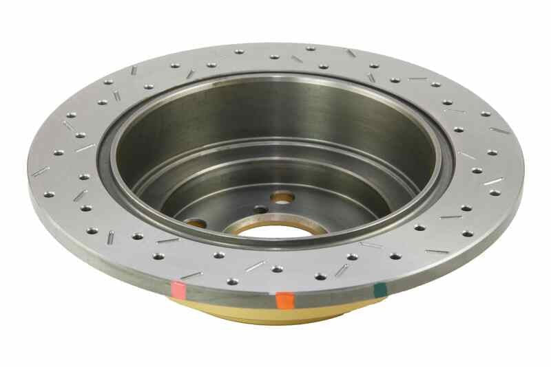 DBA 4000 Series Drilled & Slotted Rear Rotor - 2002-2006 Subaru WRX / 1998-2007 Subaru Impreza 2.5L RS