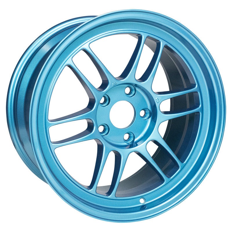 Enkei RPF1 17x9 5x114.3 35mm Offset 73mm Bore- Emerald Blue (Single Wheel)
