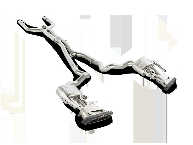 Akrapovic Evolution Line Cat Back Titanium with Carbon Tips (Req. Link Pipe) for 2015-2017 AMG C63 Estate - MTP-ME/T/2H/1