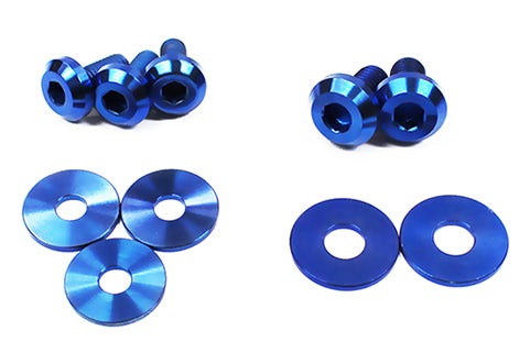 Fast Turn Fittings Titanium Hardware Engine Kit for FA20F Engine (Blue) - 2015-2021 Subaru WRX / 2014-2018 Forester XT