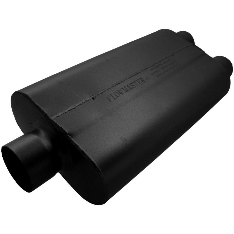 Flowmaster 50 Series Delta Flow 3-Inch Center Inlet / Dual 2.5-Inch Outlets Muffler - 9430502