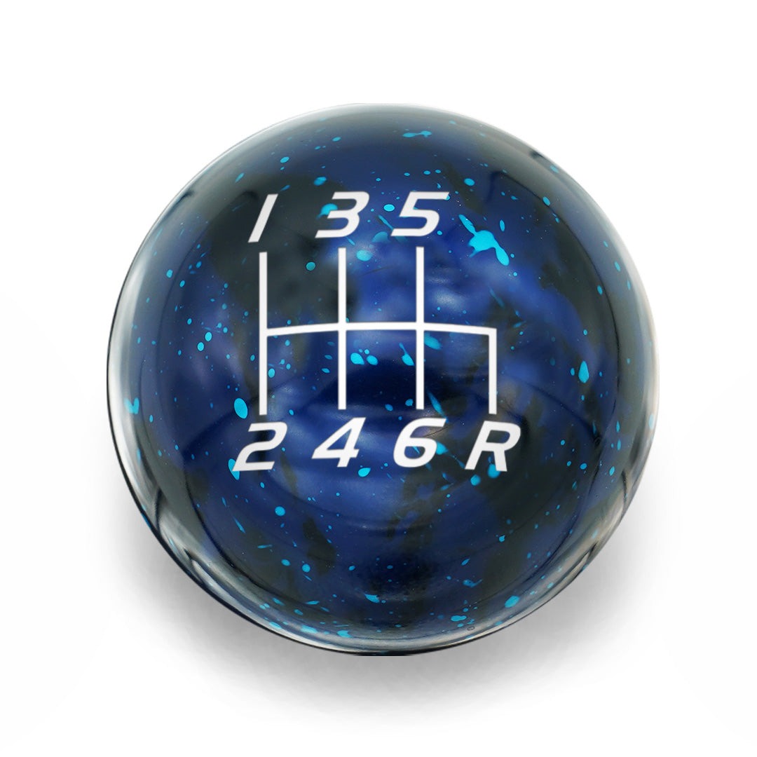 Billetworkz Cosmic Space Shift Knob - 6 Speed Velocity Engraving - Subaru STI