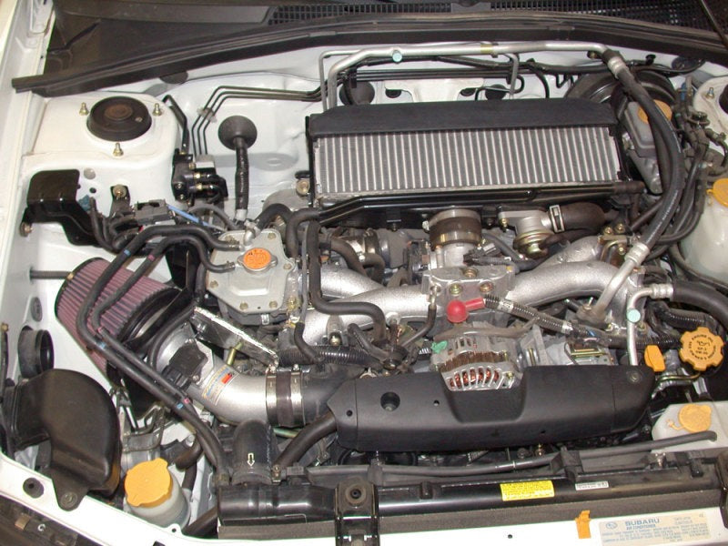 K&N Silver Typhoon Short Ram Intake - 2004-2006 Subaru Forester XT 2.5L