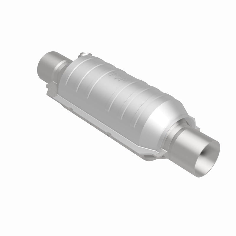 MagnaFlow Universal Catalytic Converter - 2.00in Inlet/Outlet - Round 11in Body x 5.125in W x 15in Overall